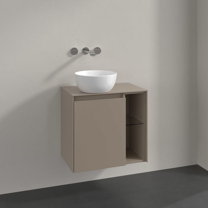 Villeroy & Boch Collaro Waschtischunterschrank 60 x 54,8 cm , mit 1 Tür, Anschlag links