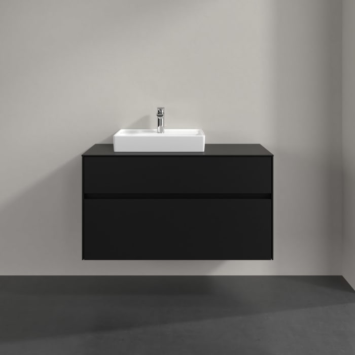 Villeroy & Boch Collaro Waschtischunterschrank 100 x 54,8 cm , mit 2 Auszügen