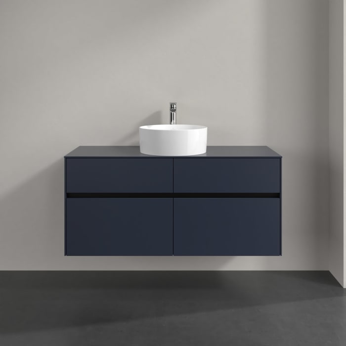 Villeroy & Boch Collaro Waschtischunterschrank 120 x 54,8 cm , mit LED-Beleuchtung, mit 4 Auszügen