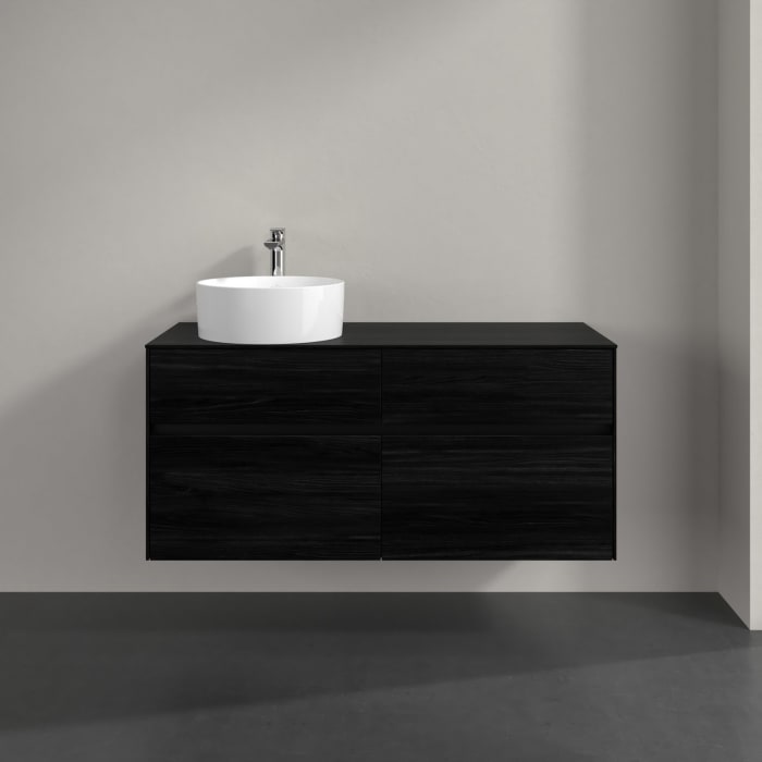 Villeroy & Boch Collaro Waschtischunterschrank 120 x 54,8 cm , mit LED-Beleuchtung, mit 4 Auszügen