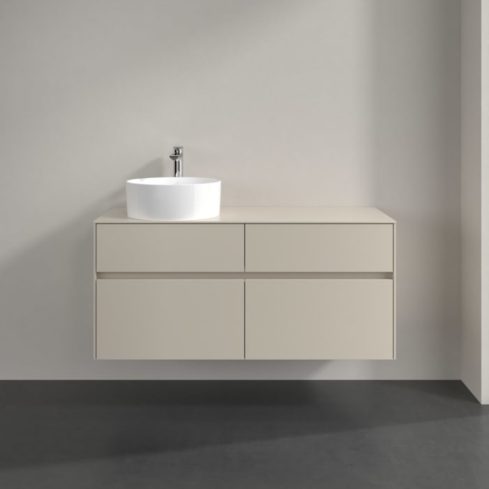 Villeroy & Boch Collaro Waschtischunterschrank 120 x 54,8 cm , mit LED-Beleuchtung, mit 4 Auszügen