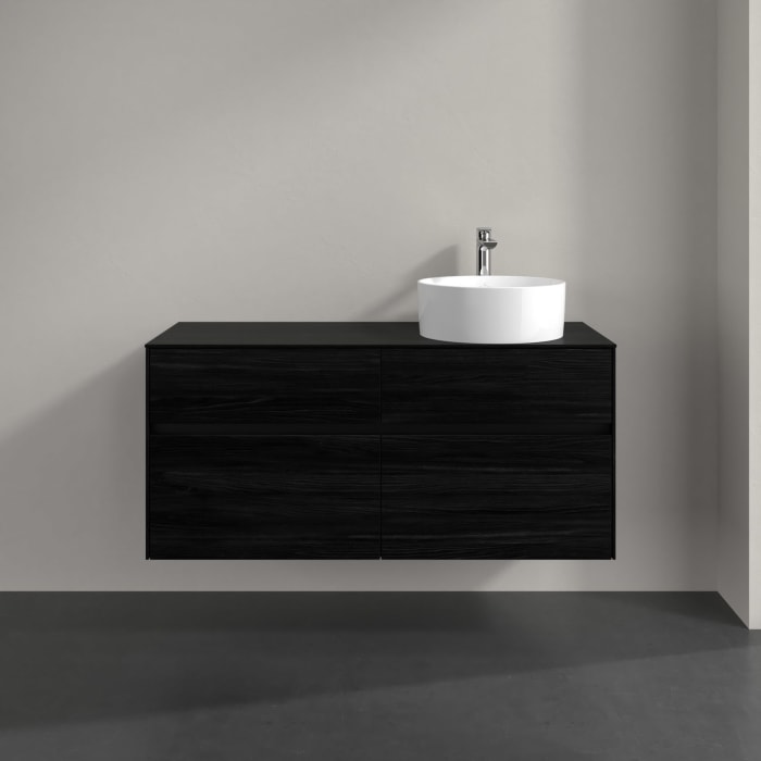 Villeroy & Boch Collaro Waschtischunterschrank 120 x 54,8 cm , mit LED-Beleuchtung, mit 4 Auszügen