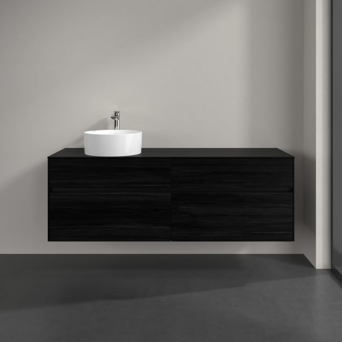 Villeroy & Boch Collaro Waschtischunterschrank 160 x 54,8 cm , mit LED-Beleuchtung, mit 4 Auszügen