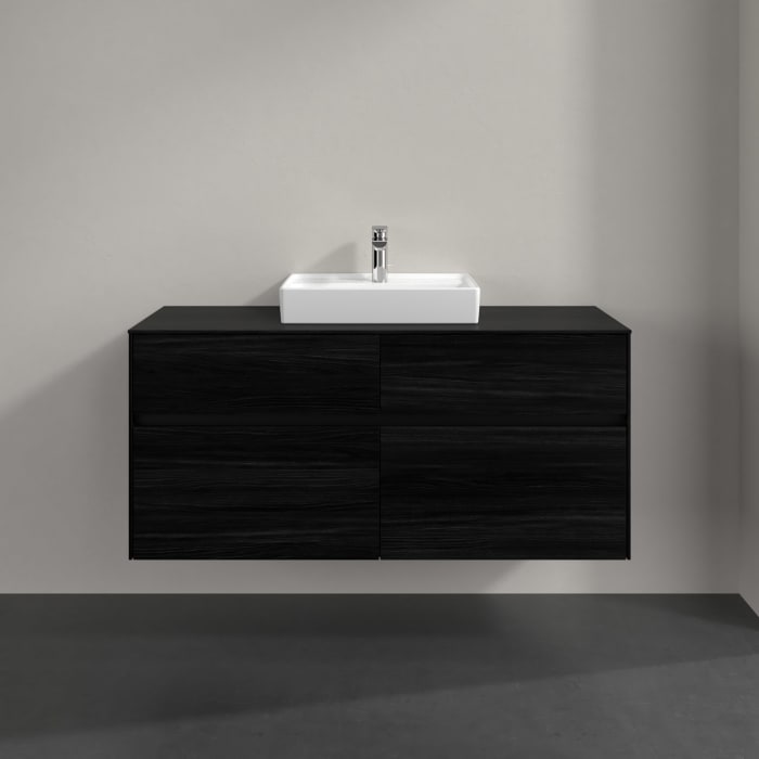 Villeroy & Boch Collaro Waschtischunterschrank 120 x 54,8 cm , mit LED-Beleuchtung, mit 4 Auszügen