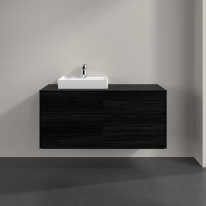 Villeroy & Boch Collaro Waschtischunterschrank 120 x 54,8 cm , mit LED-Beleuchtung, mit 4 Auszügen