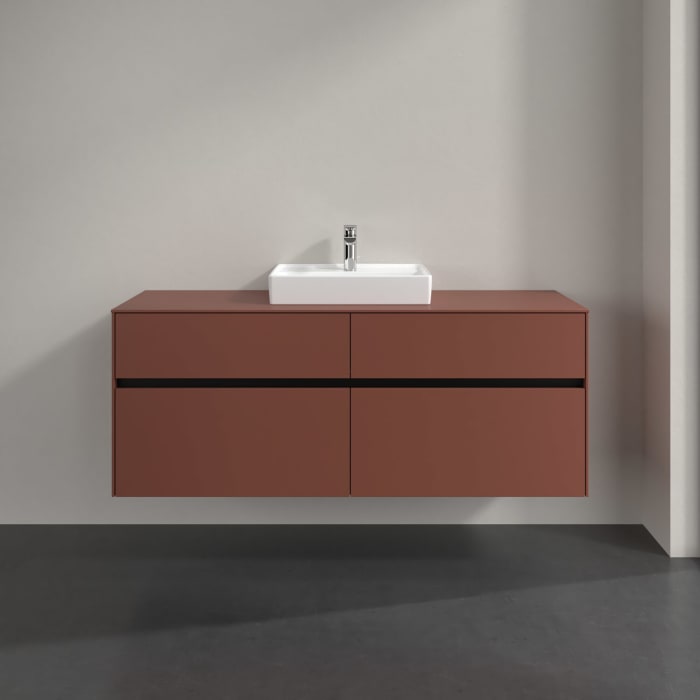 Villeroy & Boch Collaro Waschtischunterschrank 140 x 54,8 cm , mit 4 Auszügen