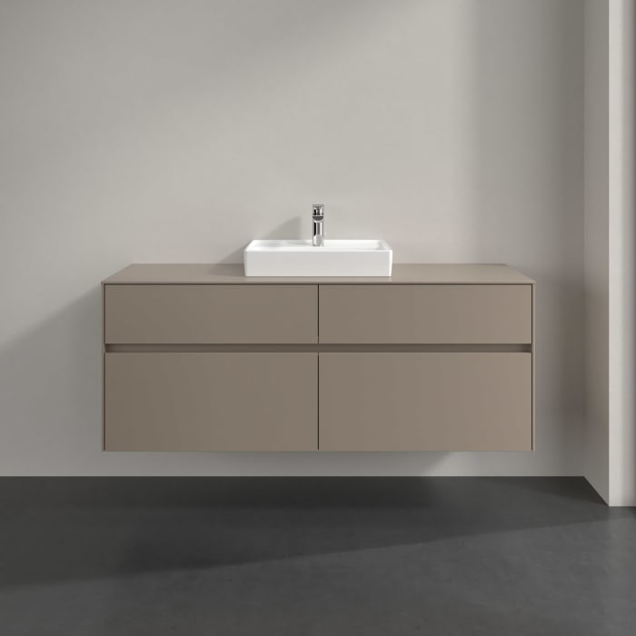 Villeroy & Boch Collaro Waschtischunterschrank 140 x 54,8 cm , mit 4 Auszügen