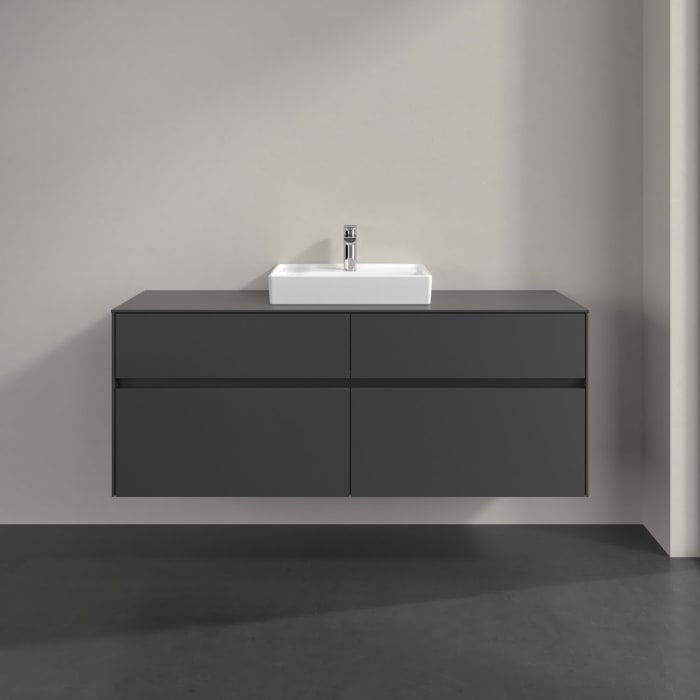 Villeroy & Boch Collaro Waschtischunterschrank 140 x 54,8 cm , mit 4 Auszügen