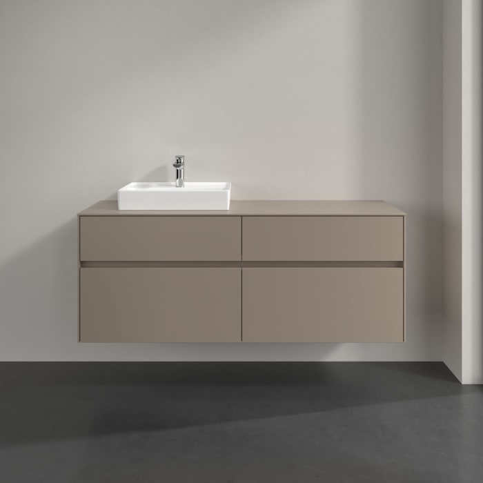 Villeroy & Boch Collaro Waschtischunterschrank 140 x 54,8 cm , mit 4 Auszügen