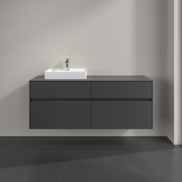 Villeroy & Boch Collaro Waschtischunterschrank 140 x 54,8 cm , mit 4 Auszügen