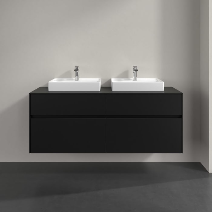 Villeroy & Boch Collaro Waschtischunterschrank 140 x 54,8 cm , mit 4 Auszügen