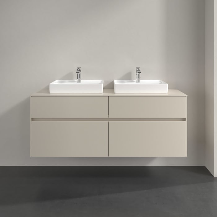 Villeroy & Boch Collaro Waschtischunterschrank 140 x 54,8 cm , mit 4 Auszügen