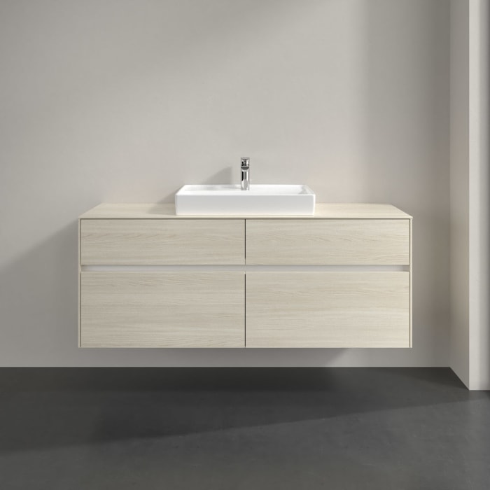 Villeroy & Boch Collaro Waschtischunterschrank 140 x 54,8 cm , mit 4 Auszügen