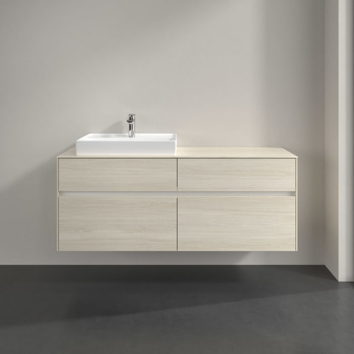 Villeroy & Boch Collaro Waschtischunterschrank 140 x 54,8 cm , mit 4 Auszügen