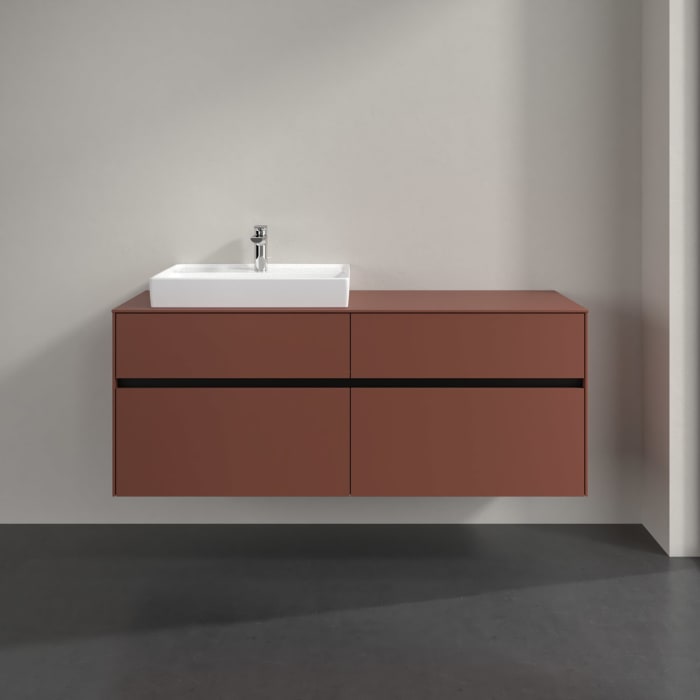 Villeroy & Boch Collaro Waschtischunterschrank 140 x 54,8 cm , mit 4 Auszügen