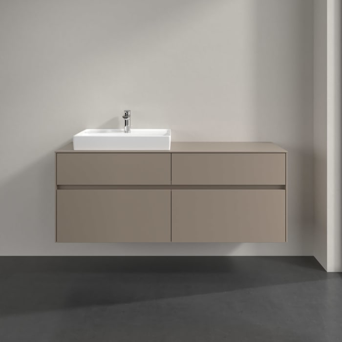 Villeroy & Boch Collaro Waschtischunterschrank 140 x 54,8 cm , mit 4 Auszügen