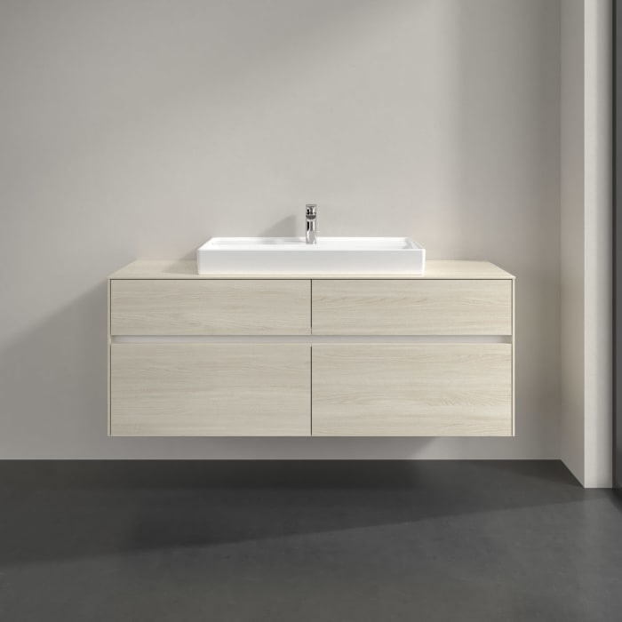 Villeroy & Boch Collaro Waschtischunterschrank 140 x 54,8 cm , mit 4 Auszügen