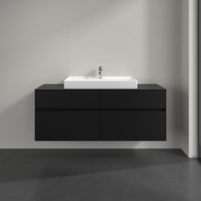 Villeroy & Boch Collaro Waschtischunterschrank 140 x 54,8 cm , mit 4 Auszügen