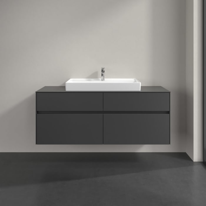 Villeroy & Boch Collaro Waschtischunterschrank 140 x 54,8 cm , mit 4 Auszügen