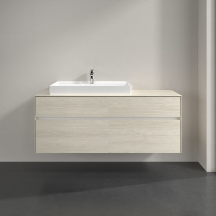 Villeroy & Boch Collaro Waschtischunterschrank 140 x 54,8 cm , mit 4 Auszügen