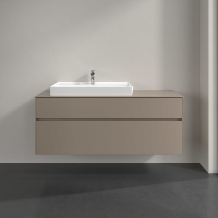 Villeroy & Boch Collaro Waschtischunterschrank 140 x 54,8 cm , mit 4 Auszügen