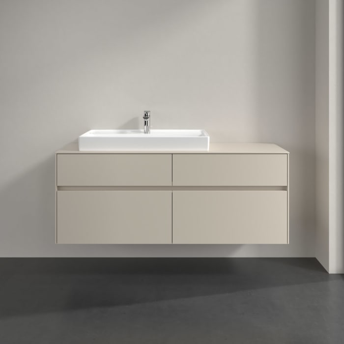 Villeroy & Boch Collaro Waschtischunterschrank 140 x 54,8 cm , mit 4 Auszügen