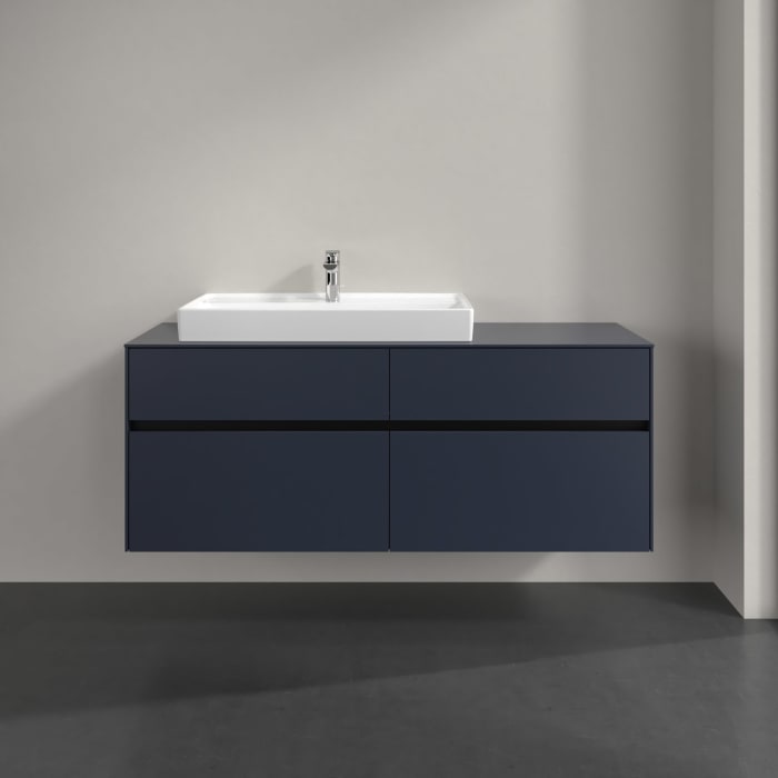 Villeroy & Boch Collaro Waschtischunterschrank 140 x 54,8 cm , mit 4 Auszügen