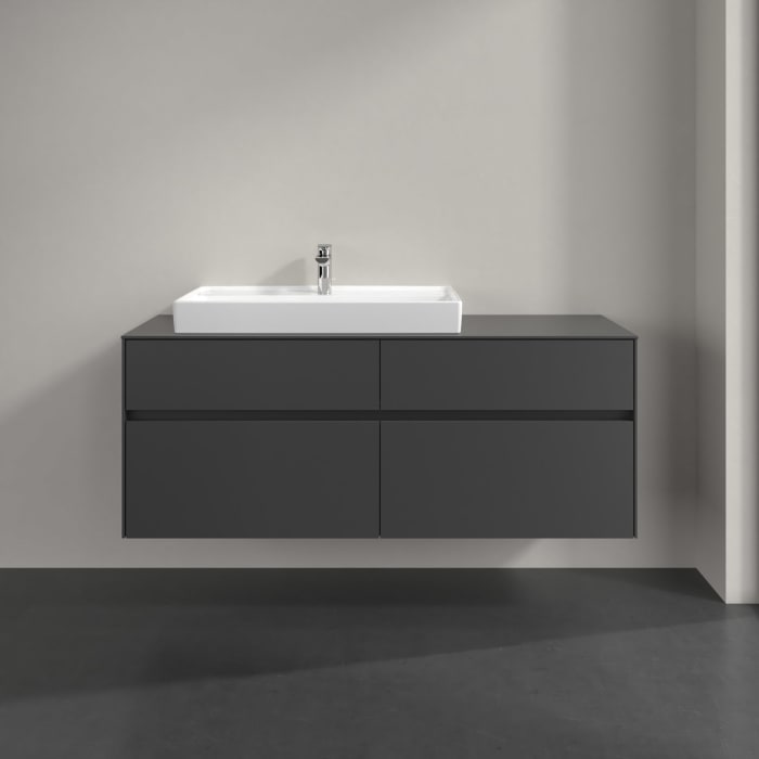 Villeroy & Boch Collaro Waschtischunterschrank 140 x 54,8 cm , mit 4 Auszügen