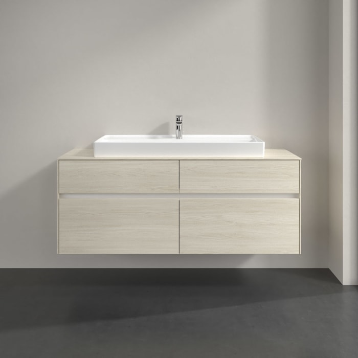 Villeroy & Boch Collaro Waschtischunterschrank 140 x 54,8 cm , mit 4 Auszügen