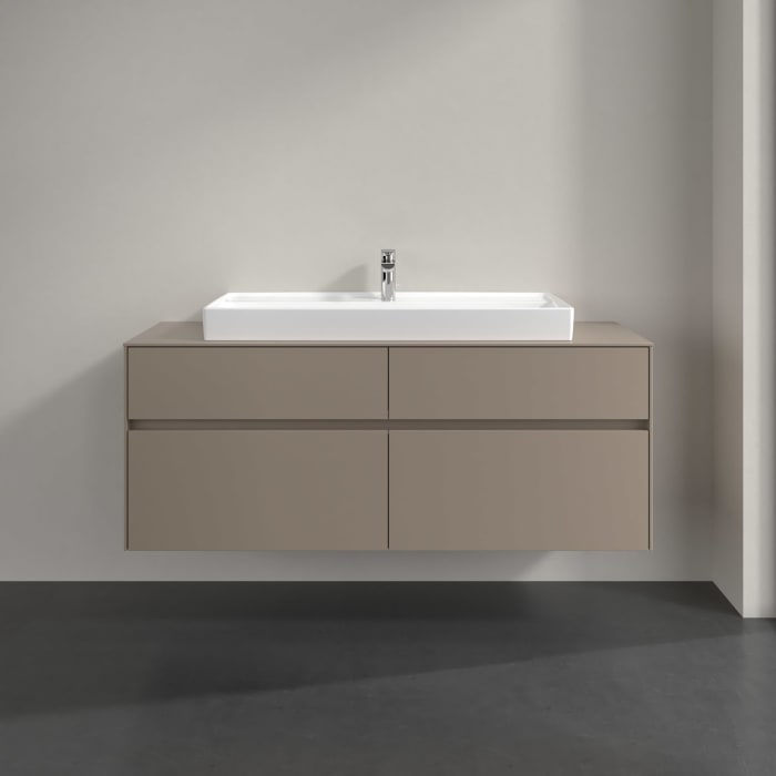 Villeroy & Boch Collaro Waschtischunterschrank 140 x 54,8 cm , mit 4 Auszügen