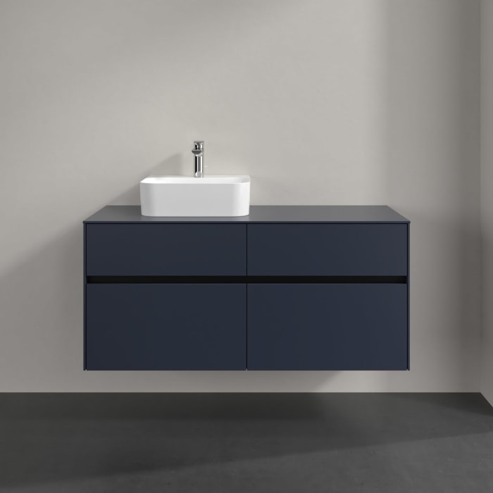 Villeroy & Boch Collaro Waschtischunterschrank 120 x 54,8 cm , mit LED-Beleuchtung, mit 4 Auszügen