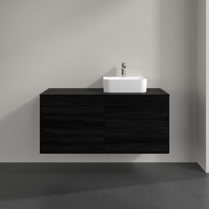 Villeroy & Boch Collaro Waschtischunterschrank 120 x 54,8 cm , mit LED-Beleuchtung, mit 4 Auszügen