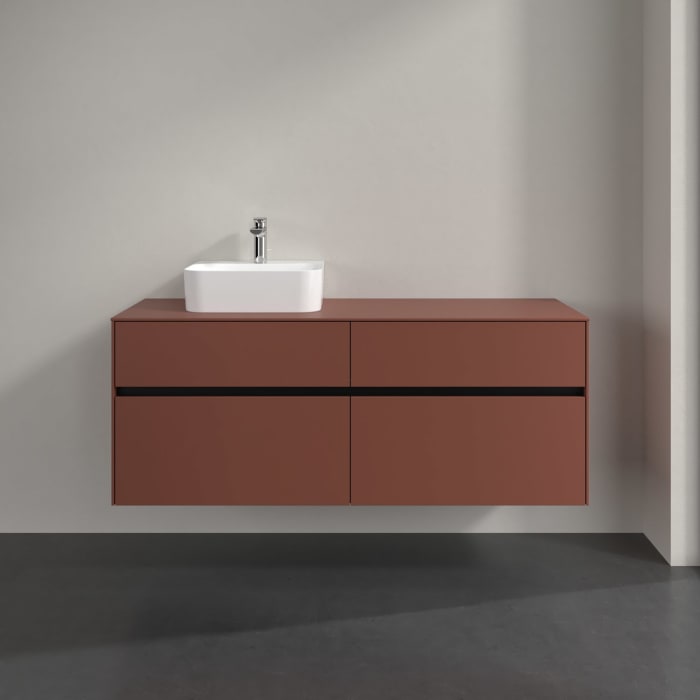 Villeroy & Boch Collaro Waschtischunterschrank 140 x 54,8 cm , mit 4 Auszügen