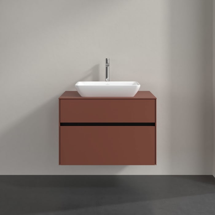 Villeroy & Boch Collaro Waschtischunterschrank 80 x 54,8 cm , mit 2 Auszügen