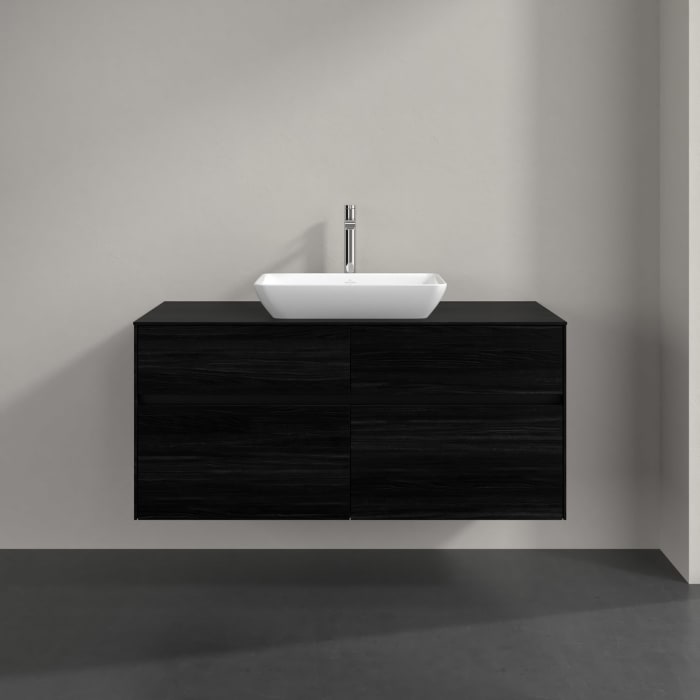 Villeroy & Boch Collaro Waschtischunterschrank 120 x 54,8 cm , mit LED-Beleuchtung, mit 4 Auszügen