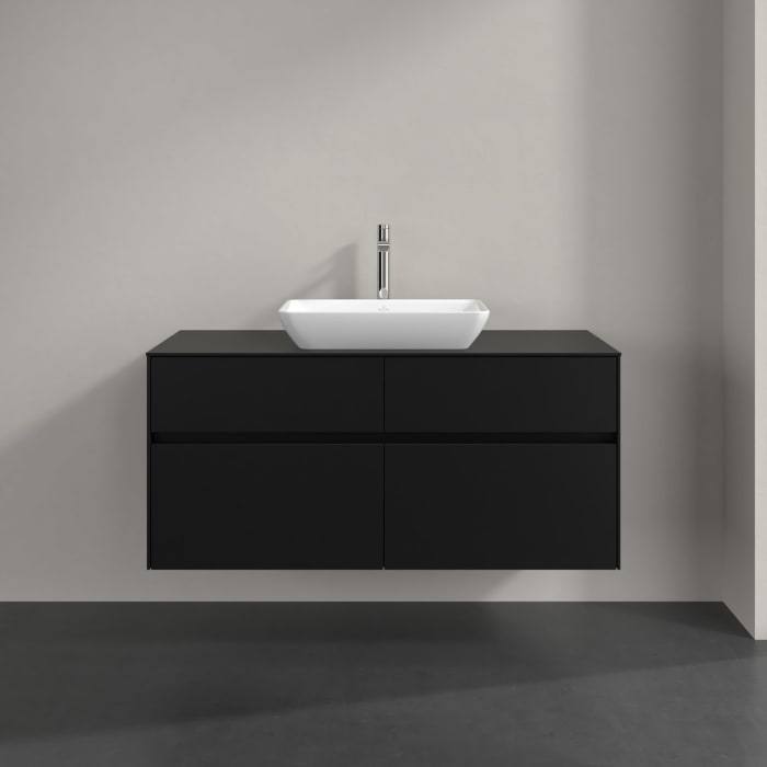 Villeroy & Boch Collaro Waschtischunterschrank 120 x 54,8 cm , mit LED-Beleuchtung, mit 4 Auszügen