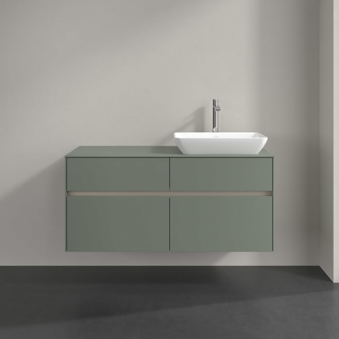 Villeroy & Boch Collaro Waschtischunterschrank 120 x 54,8 cm , mit LED-Beleuchtung, mit 4 Auszügen