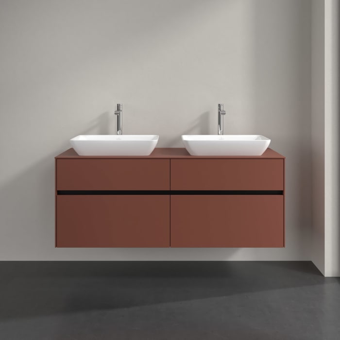 Villeroy & Boch Collaro Waschtischunterschrank 140 x 54,8 cm , mit 4 Auszügen