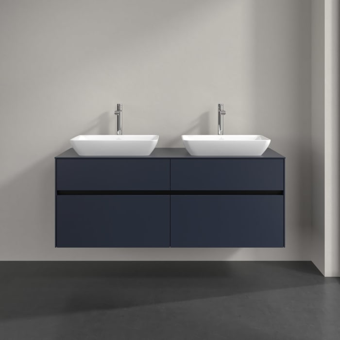 Villeroy & Boch Collaro Waschtischunterschrank 140 x 54,8 cm , mit 4 Auszügen