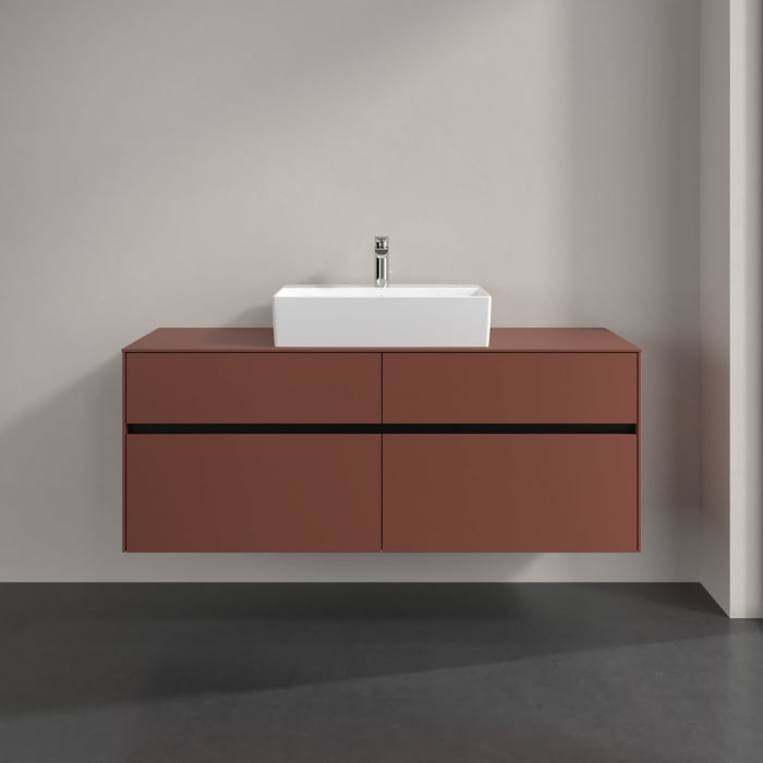 Villeroy & Boch Collaro Waschtischunterschrank 140 x 54,8 cm , mit 4 Auszügen