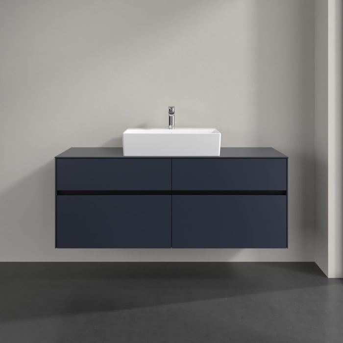 Villeroy & Boch Collaro Waschtischunterschrank 140 x 54,8 cm , mit 4 Auszügen