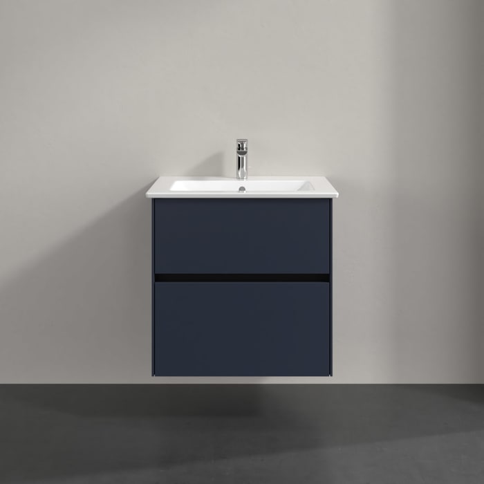 Villeroy & Boch Collaro Waschtischunterschrank 61,1 x 61 cm , mit LED-Beleuchtung, mit 2 Auszügen