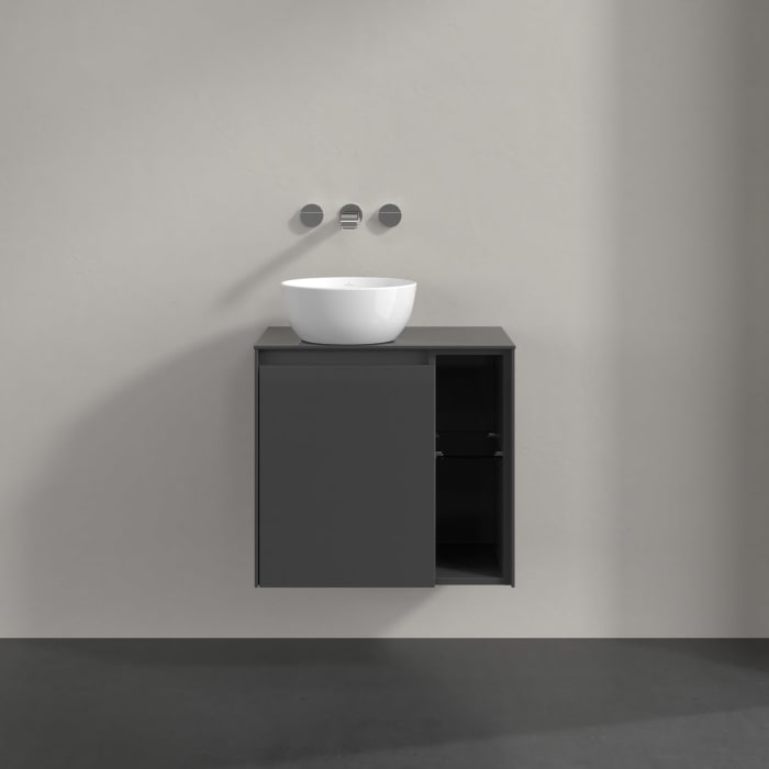 Villeroy & Boch Collaro Waschtischunterschrank 60 x 54,8 cm , mit 1 Tür, Anschlag links