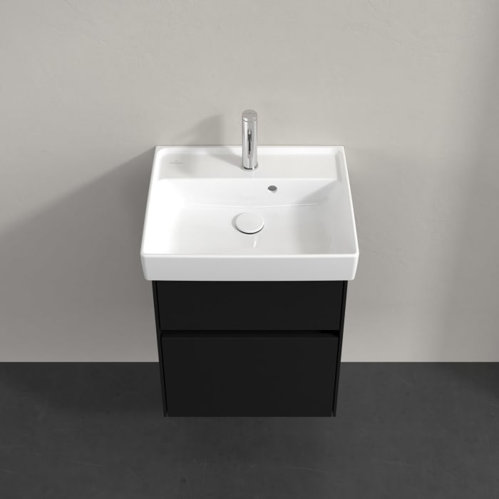 Villeroy & Boch Collaro Waschtischunterschrank 46 x 54,6 cm , mit LED-Beleuchtung, mit 2 Auszügen