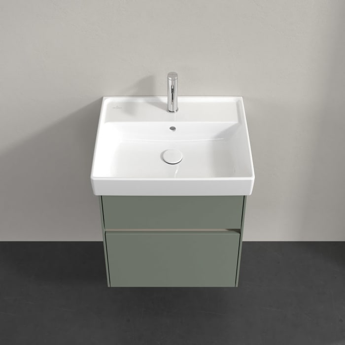 Villeroy & Boch Collaro Waschtischunterschrank 51 x 54,6 cm , mit LED-Beleuchtung, mit 2 Auszügen