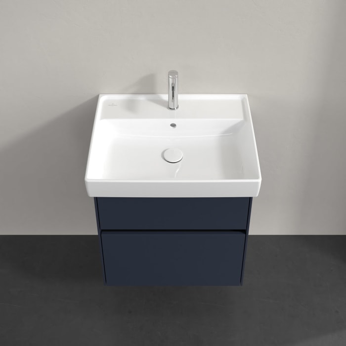 Villeroy & Boch Collaro Waschtischunterschrank 55,4 x 54,6 cm , mit LED-Beleuchtung, mit 2 Auszügen