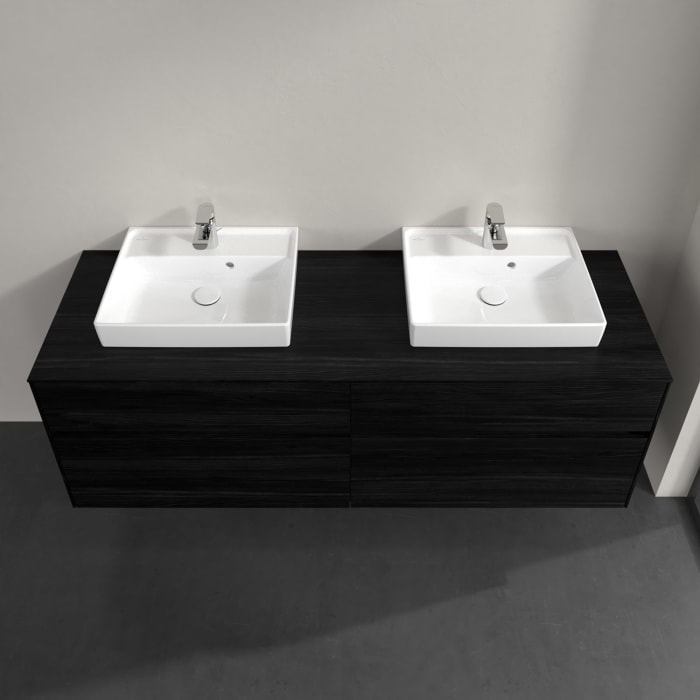 Villeroy & Boch Collaro Waschtischunterschrank 160 x 54,8 cm , mit LED-Beleuchtung, mit 4 Auszügen