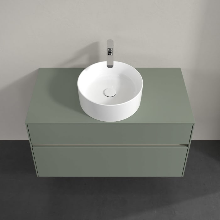 Villeroy & Boch Collaro Waschtischunterschrank 100 x 54,8 cm , mit LED-Beleuchtung, mit 2 Auszügen