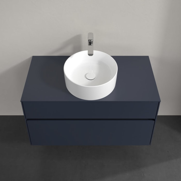 Villeroy & Boch Collaro Waschtischunterschrank 100 x 54,8 cm , mit LED-Beleuchtung, mit 2 Auszügen