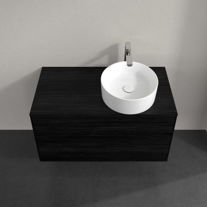 Villeroy & Boch Collaro Waschtischunterschrank 100 x 54,8 cm , mit LED-Beleuchtung, mit 2 Auszügen